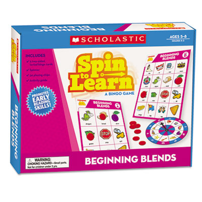 Scholastic Spin to Learn Game