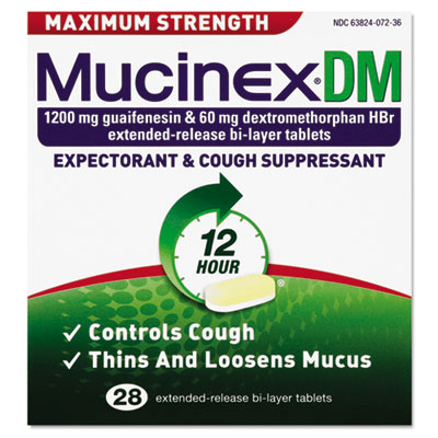 Mucinex DM Max Strength Expectorant and Cough Suppressant