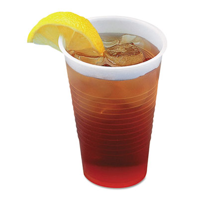 Boardwalk&reg; Translucent Plastic Cold Cups