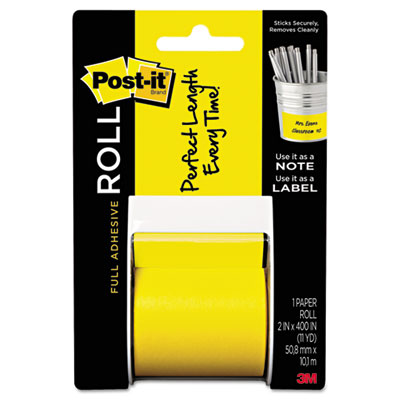 Post-it&reg; Full Adhesive Label Roll