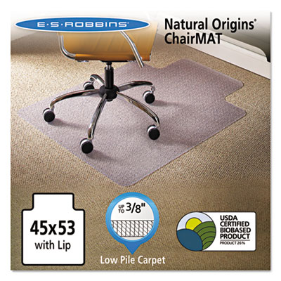ES Robbins&reg; Natural Origins&reg; Chair Mat for Carpet