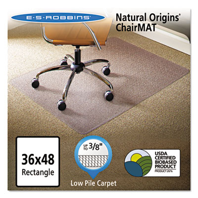 ES Robbins&reg; Natural Origins&reg; Chair Mat for Carpet