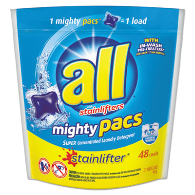 All&reg; Mighty Pacs Free and Clear Super Concentrated Laundry Detergent