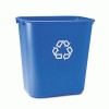 Rubbermaid&reg; Commercial Deskside Plastic Container for Paper Recycling