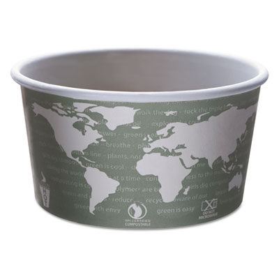 Eco-Products&reg; World Art&trade; PLA-Laminated Soup Containers