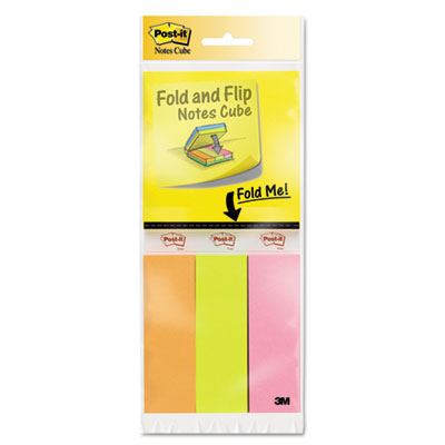 Post-it&reg; Notes Fold &amp; Flip Cube