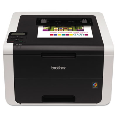 Brother&reg; HL-3170CDW Digital Color Printer with Duplex Printing and Wireless Networking