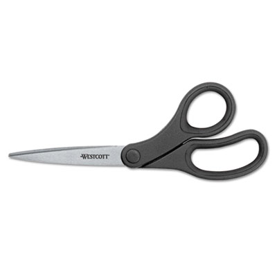 Westcott&reg; KleenEarth&reg; Basic Plastic Handle Scissors