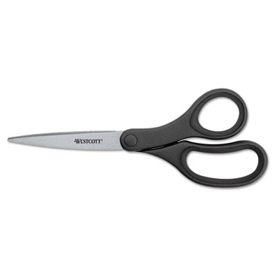 Westcott&reg; KleenEarth&reg; Basic Plastic Handle Scissors