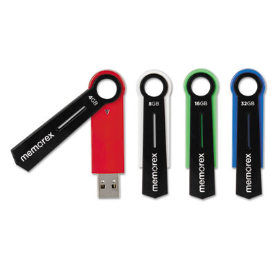 Memorex&reg; Capless TravelDrive