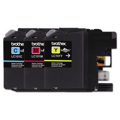 Brother&reg; LC101BK, LC101C, LC101M, LC101Y, LC1013PKS Ink