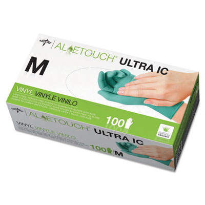 Medline Aloetouch&reg; Ultra IC Vinyl Exam Gloves