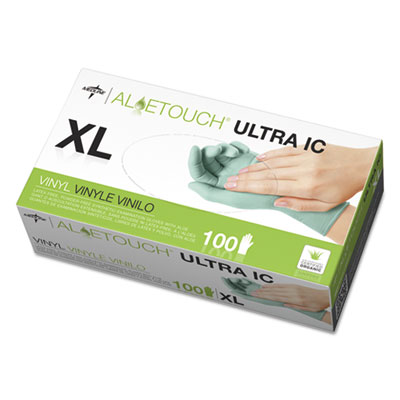 Medline Aloetouch&reg; Ultra IC Vinyl Exam Gloves