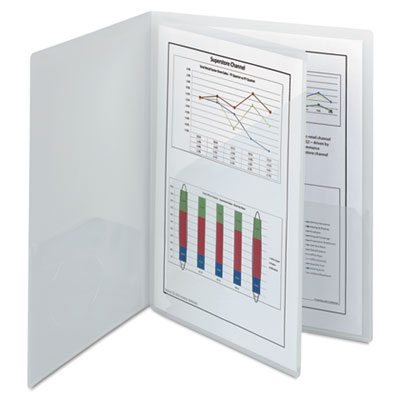 Smead&reg; Poly Four-Pocket Folder