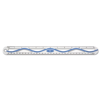 Westcott&reg; 12" Aluminum Wave Ruler