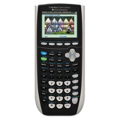 Texas Instruments TI-84Plus C Silver Edition Programmable Color Graphing Calculator