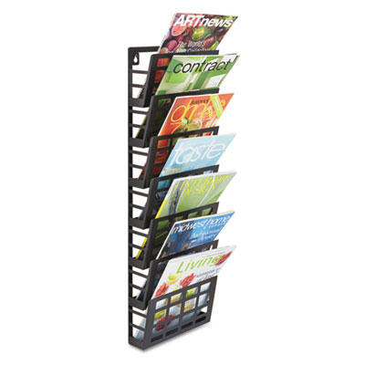 Safco&reg; Grid Magazine Rack