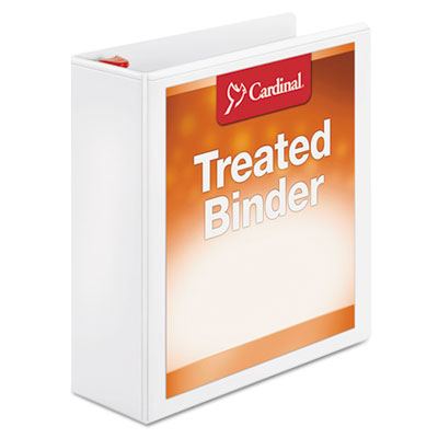 Cardinal&reg; Treated ClearVue&trade; Locking Slant-D&reg; Ring Binder