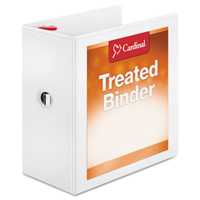 Cardinal&reg; Treated ClearVue&trade; Locking Slant-D&reg; Ring Binder