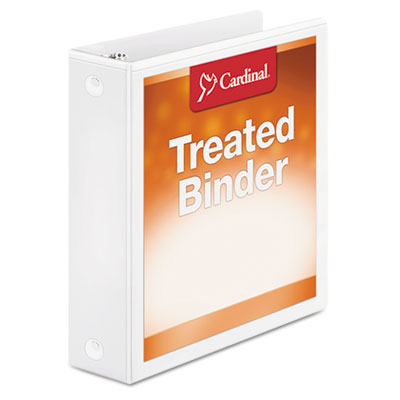 Cardinal&reg; Treated Binder ClearVue&trade; Locking Round Ring Binder