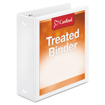 Cardinal&reg; Treated Binder ClearVue&trade; Locking Round Ring Binder