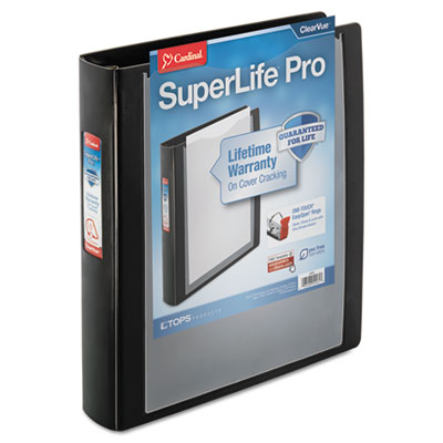 Cardinal&reg; SuperLife&trade; Pro Easy Open&reg; ClearVue&trade; Locking Slant-D&reg; Ring Binder