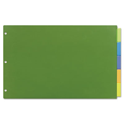Avery&reg; Insertable Big Tab&trade; 11" x 17" Plastic Dividers