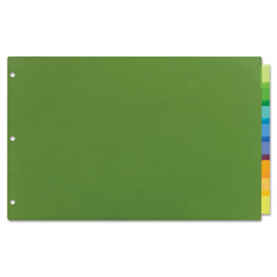Avery&reg; Insertable Big Tab&trade; 11" x 17" Plastic Dividers
