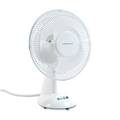 Lakewood Three-Speed Oscillating Desk Fan