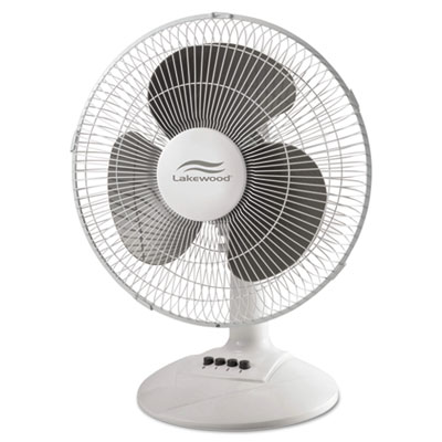 Lakewood Three-Speed Oscillating Desk Fan