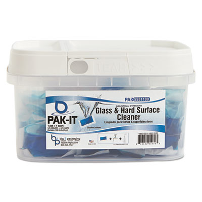 PAK-IT&reg; Glass &amp; Hard-Surface Cleaner