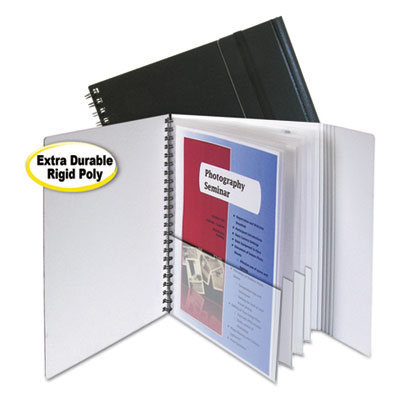 C-Line&reg; Eight-Pocket Portfolio with Security Flap