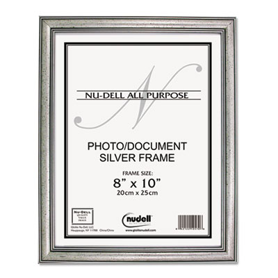 NuDell&trade; Antique Silver Finish Frame