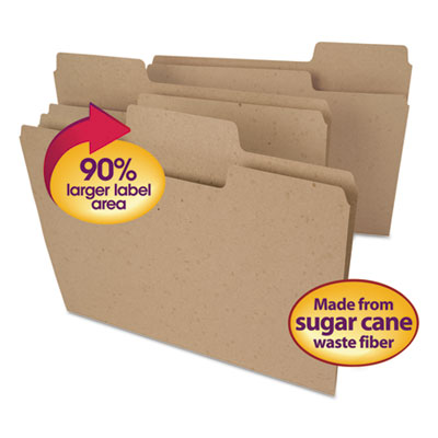 Smead&reg; Tree Free SuperTab&reg; File Folders