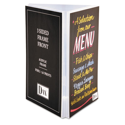 DAX&reg; Three-Sided Sign/Photo Holder
