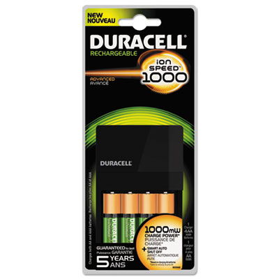 Duracell&reg; ION SPEED&trade; 1000 Advanced Charger