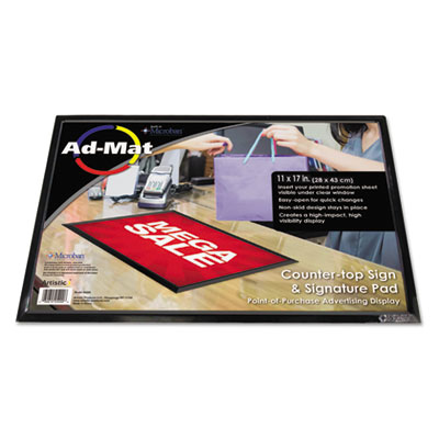 Artistic&reg; AdMat Counter Sign and Signature Pad