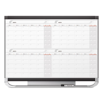 Quartet&reg; Prestige 2 Connects&trade; Magnetic Total Erase&reg; Four-Month Calendar