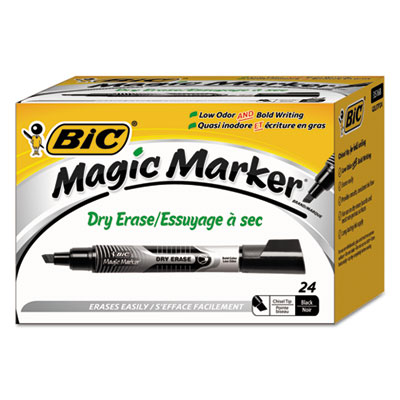 BIC&reg; Magic Marker&reg; Brand Low Odor AND Bold Writing Dry Erase Markers