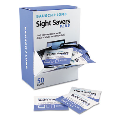 Bausch &amp; Lomb Sight Savers PLUS Pre-Moistened Electronic Cleaning Tissues