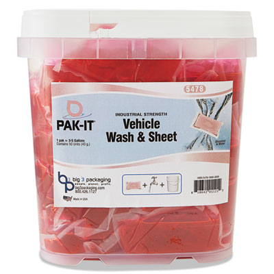 PAK-IT® Vehicle Wash & Sheet PAK-IT® Vehicle Wash & Sheet