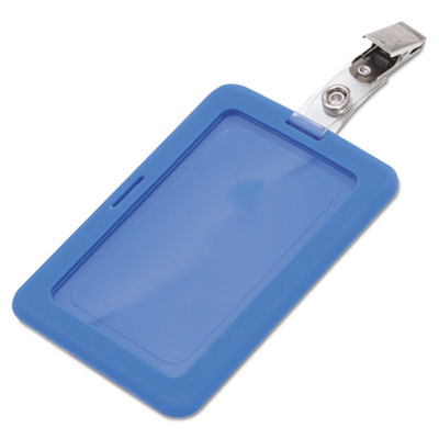 Advantus&reg; Rubberized Badge Holder