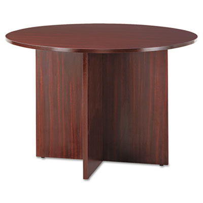 Alera&reg; Valencia Series Round Conference Tables with Straight Leg Base