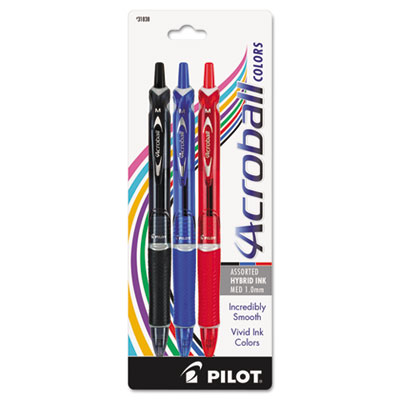 Pilot&reg; Acroball&reg; Colors Advanced Ink Retractable Ball Point Pen