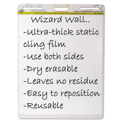Wizard Wall&reg; Dry Erase Static-Cling Film Easel Pads