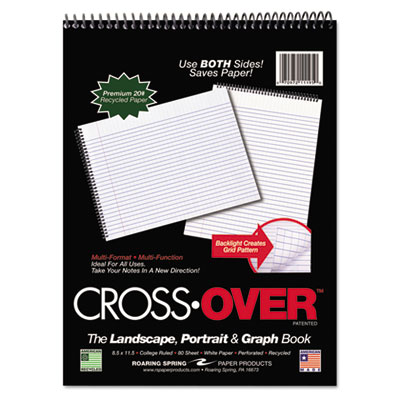 Roaring Spring&reg; Crossover&trade; Notebook