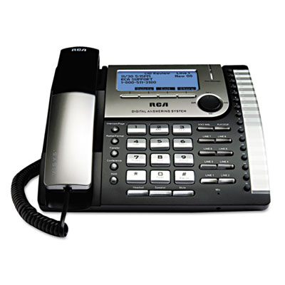 RCA&reg; Eight-Line Corded Office Phone System