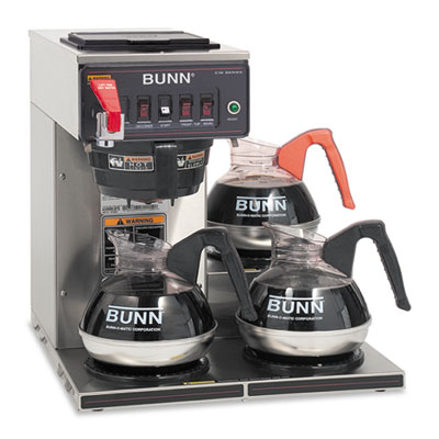BUNN&reg; CWTF-3 Three Burner Automatic Coffee Brewer