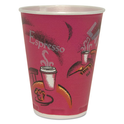 SOLO&reg; Cup Company Trophy&reg; Plus&trade; Dual Temperature Insulated Cups in Bistro&reg; Design