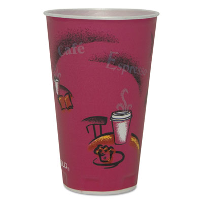 SOLO&reg; Cup Company Trophy&reg; Plus&trade; Dual Temperature Insulated Cups in Bistro&reg; Design
